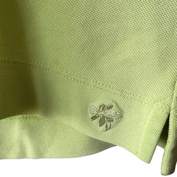 TOMMY BAHAMA GOLF Womens Green Mint Sleeveless Zip Shirt Polo Size Small Stretch - Picture 3 of 10